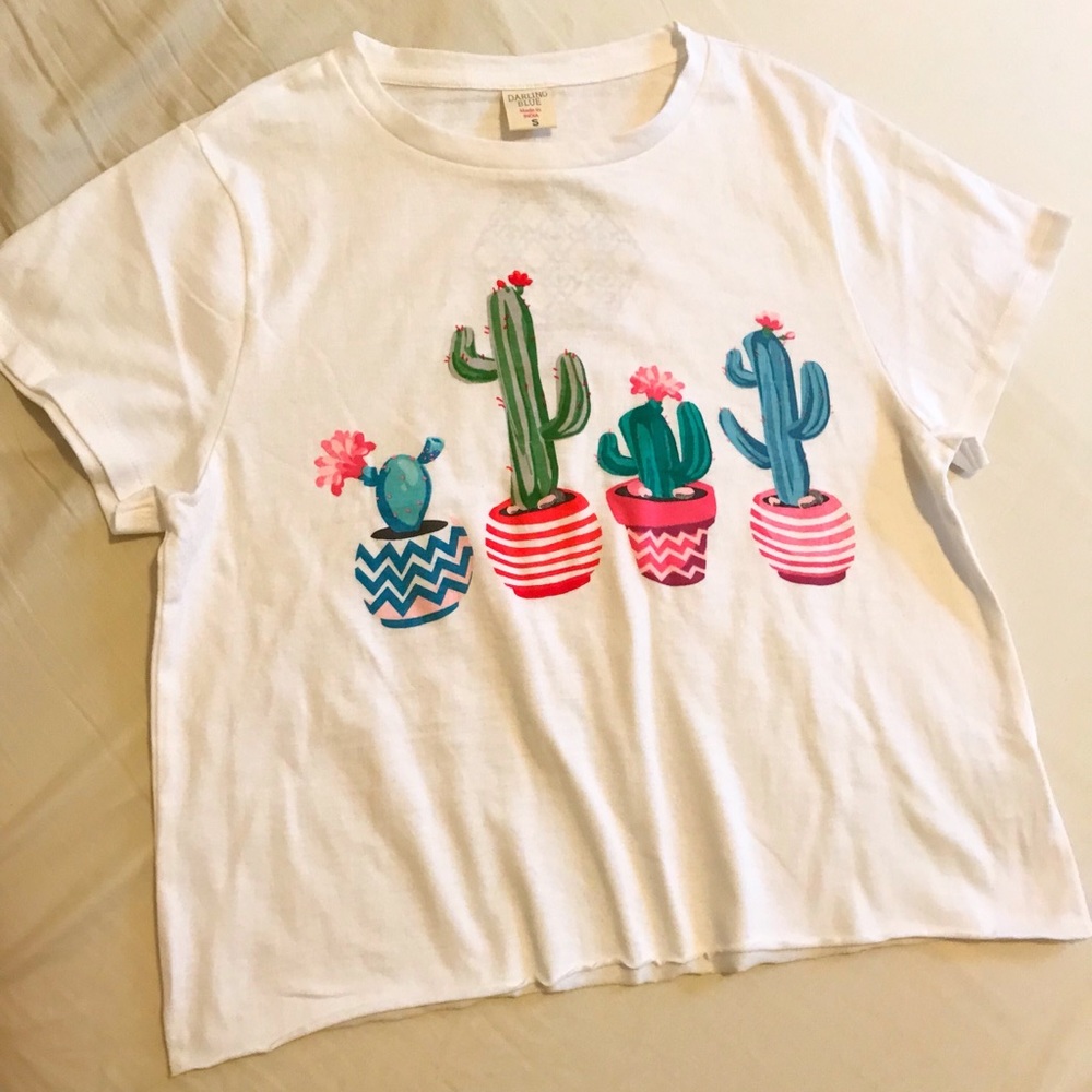 Cactus crop top